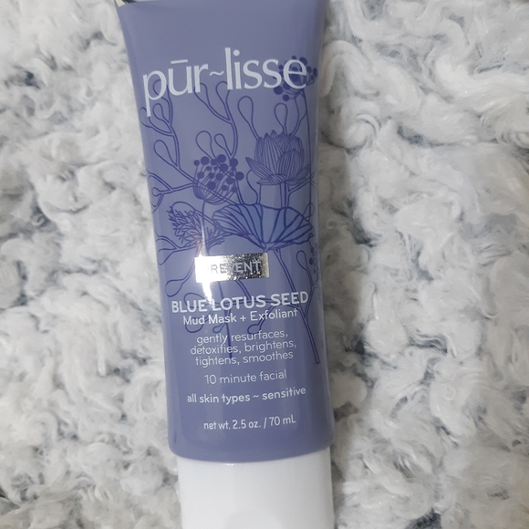 NIB Pūrlisse Blue lotus seed mud mask - Picture 2 of 3